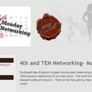 4th and TEN Networking- May 20, 2019