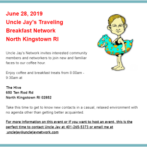 Uncle Jay's Traveling Breakfast Network - June 28